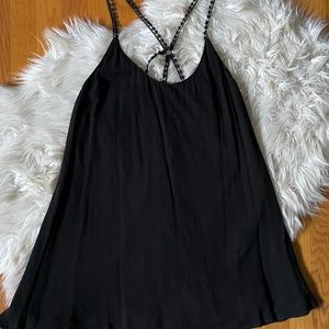 TOBI Black Mini Swing Dress NWT